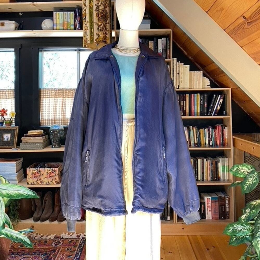 Silk Bomber Jacket Vintage